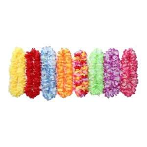 Party Decoration Hanging Leis 1m Long Artificial Silk Flower Wreath Hawaiian