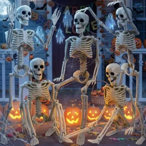 Party Decorations Halloween Decoration Halloween Garden Party Decoration Skeleton 40CM 90CM House Courtyard Halloween Skeleton