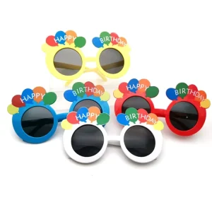 Party Favors Dance Party Decoration Sunglasses Balloon Designed Happy Birthday Sunglasses