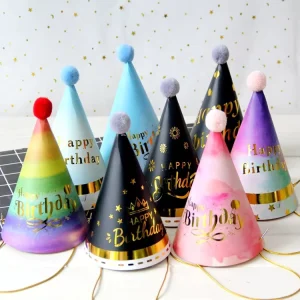 Party Hats Stock Birthday Supplies Favor Decorations Birthday Party Supplies Set Birthday Paper Party Hats