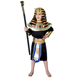 Party Role Play Robe Performance Set Kids Children Egyptian Pharaoh Cosplay Costume for Halloween