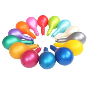 Party Supplies Pearly Colorful Birthday Decoration 12 Inch Latex Metallic Balloons