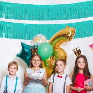Party Supplies Wedding Decoration Foil Fringe PET Tinsel Wall Hanging Tassel Banner for Birthday Christmas Decorations