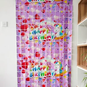 Party Wall Decoration Wedding Backdrop Metallic Tassel Rain Foil Fringe Curtain for Birthday Graduation Ramadan Party Custom