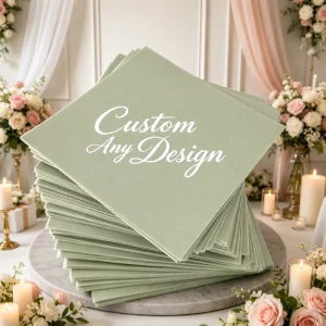 Personalized 3Ply Paper Beverage Lunch Dinner Party Bar Custom Logo Printed Cocktail Napkins Wedding with Dog