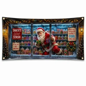 Personalized Custom Flag Christmas themed Festival Flag Logo Banner for Outdoor Advertising Banner Decoration for Garage Flag