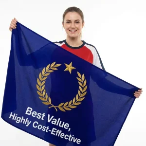 Personalized Event Banner Flags Durable Polyester for Conference Hall HD Sublimation Print Fade Resistant