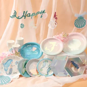 Personalized Party Tableware Disposable Paper Party Plates Custom Paper Plates