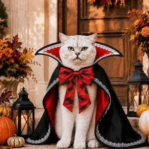 Pet Hoodies Luxury Winter Funny Dog & Cat Halloween themed Bat Hoodies Washable Comfortable