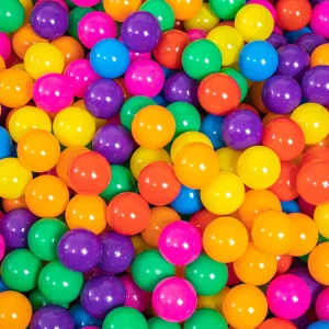 Phenol A Free 5.5 7cm Round PE Children’s Game Ball Color Ocean Theme Pressure Ball Pool Ball Pit Plastic balloon Custom Logo