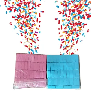 Pink Eco Friendly Tissue Confetti for Gender Reveal Party Wedding and Birthday Decor US Warehouse in Stock Fast Shipping