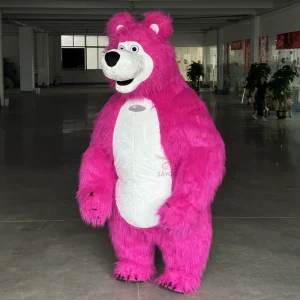 Pink Red Black Brown Adult Fancy Dress Christmas Party Inflatable Mascot Costume
