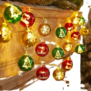 Pixel Led String Light IP55 Waterproof Outdoor Indoor Christmas Festival Decoration Glass Material 10M