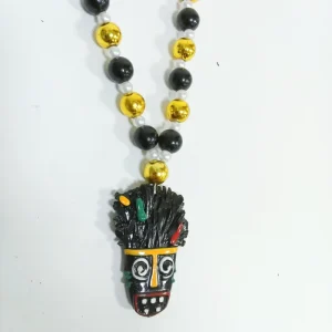 Plastic Beads for the Zulu King Carnival Festive Decorations for New Orleans Mardi Gras Parades