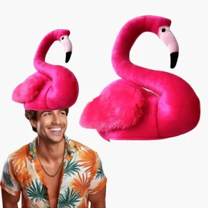 Plush Pink Flamingo Hat Cosplay Ethnic Arabian Hat Headwrap Irish Shamrock Hat Festival Party Hat Christmas Penguin Top Hats