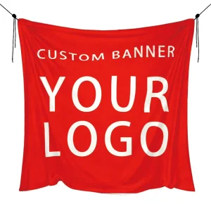Polyester Banner with Grommets Custom Printing Perfect for Outdoor Events