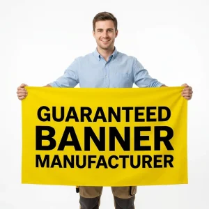 Polyester Personalized Team Logo Banner Flags HD Sublimation Print for Scout Group Weatherproof