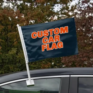 Polyester Printed Customized Logo Car Window Flags Decoration Custom Car Flag