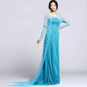 Polyester Women’s Adult Fairy Tale Princess Cosplay Dress Halloween Carnival Christmas Stage Performance Costume