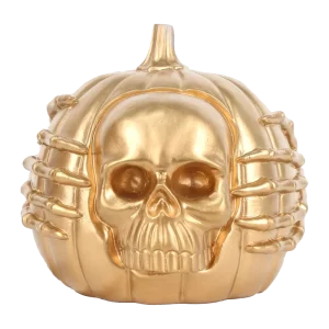 Polyresin Halloween Decorations Pumpkin Skull Decorations for Home Room Decor Items Pumpkin Decorative