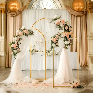 Popular Wedding Arch Shelf Outdoor Wedding Party Background Decoration Flower Balloon Wedding Outdoor Event Decoration