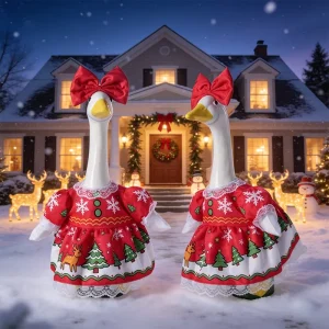 Porch Goose Clothes outfit 23 inch New Christmas Costume 23 Inch Material Europe Dress Only clothes