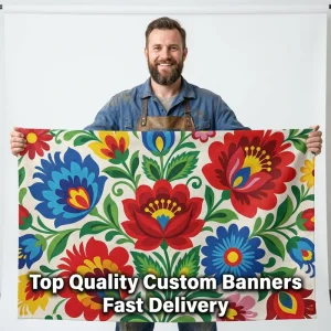 Premium Polyester Custom Vinyl Banners Double Sided Printing for Restaurant Menu Display Fast Delivery Fade Resistant