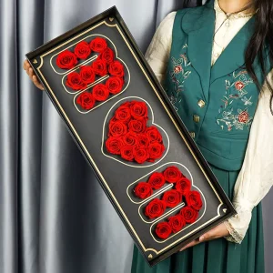 Preserved Flower Box Decorative Floral Packaging Box