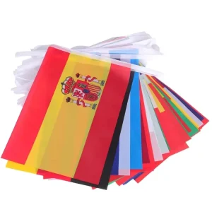 Printing Promotional Flags Banners for Birthday Party Baby Shower Window Decoration Kindergarten Kids Activity Flag Banner