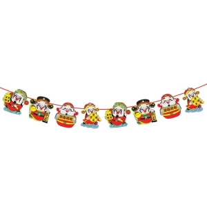 Processing Customized New Year’s Eve and Spring Festival Decoration to Gas Banner Layout Shopping Mall Hanging Decorations