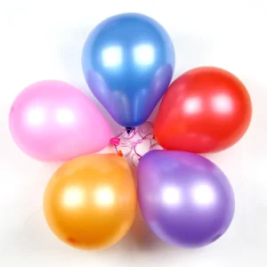 Promotional 10 Inch Colorful Pearl Latex Metallic Balloons