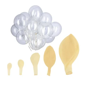 Promotional 12 inch Christmas Thanksgiving Bachelor Event Themed Arrangement Decoration Hanging Latex Transparent Clear Balloon