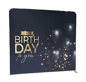 Promotional Flags Banners Custom Banners Show Pop up Display Stand Banners in Birthday Party Advertising