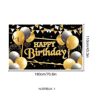 Promotional Spanish Birthday Flag Scene Background Spanish-themed Party Wall Decorations Banners for Tradeshow Giveaways