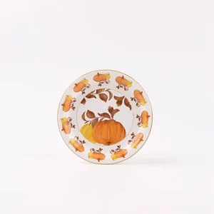Pumpkin Party Tableware Set Festival Celebration Design Disposable Plates Bowls Cups for Holiday Gatherings
