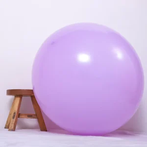 Purple Macaron Color 18 Inch Birthday Party Decorations Kids Air Pastel Balloon