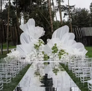 QT12 Modern Style Wedding Stage Decorations Custom Giant Decorative Centerpiece Decoration Wedding Event Design