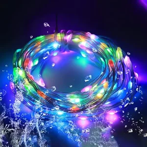 RGB Halloween Christmas Light String Series Decorations Smart LED Lights for Wedding Party Holiday Lamp