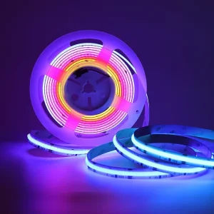 RGB IC 2811 Programmable COB LED Strip Light DC 12V/24V Cuttable and Flexible Music Magic Colorful LED Rope Light