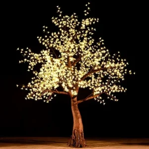 RGB LED Cherry Blossom Artificial Tree Outdoor Christmas Decoration with IP44 Rating