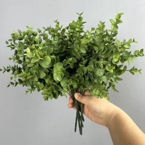 RK046 Factory Directly High Quality Artificial Eucalyptus for Home Decoration