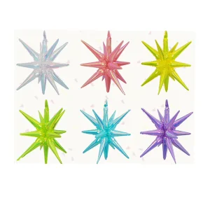 RTS Colorful Gravure Printed Water Drop Aluminum Film Balloons Eco Friendly Durable Recyclable Birthday New Year Back Parties