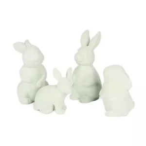 Rabbit Shaped Handmade Bunny Wedding Decorations Plastic Materials