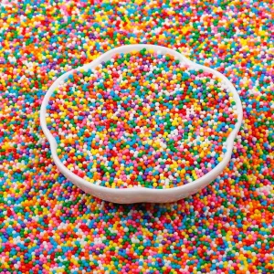 Rainbow Sprinkles Edible Cake Decorations for Bakery FDA Certified Sugar Pearls for Cupcake Donut Decorations