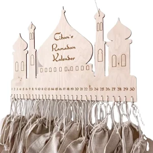 Ramadan Decorations Crafts Advent Calendar Wooden Ramadan