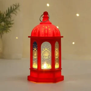 Ramadan Decorations Eid Mubarak LED Light Muslim Festival Hanging Lantern Home Party Decor Ornaments Table Lights