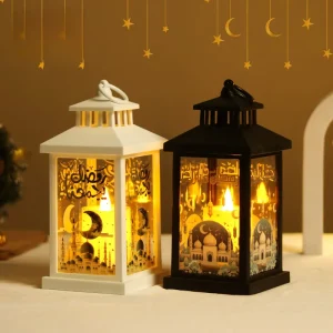 Ramadan LED Star Moon Handheld Wind Light Festival Decoration for Holidays Home Parties Decoration