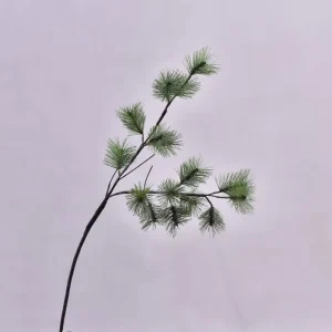 Real Touch 80cm Faux Pine Needle Branches Artificial Pine Branches Realistic White Pine Sprigs for Christmas Home Holiday Decor