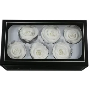 Real Touch Eternal Rose 5-6cm Preserved Everlasting Flower Head Boxes for Mother’s Day Graduation Christmas
