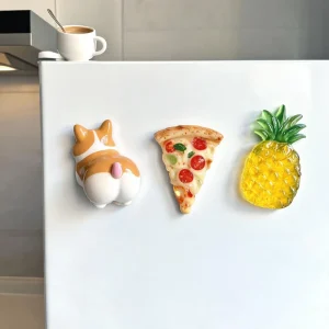 Realistic Miniature Food Resin Fridge Magnets Hand Painted 3D Shake Look Custom Design for Kitchen Decor and Souvenir